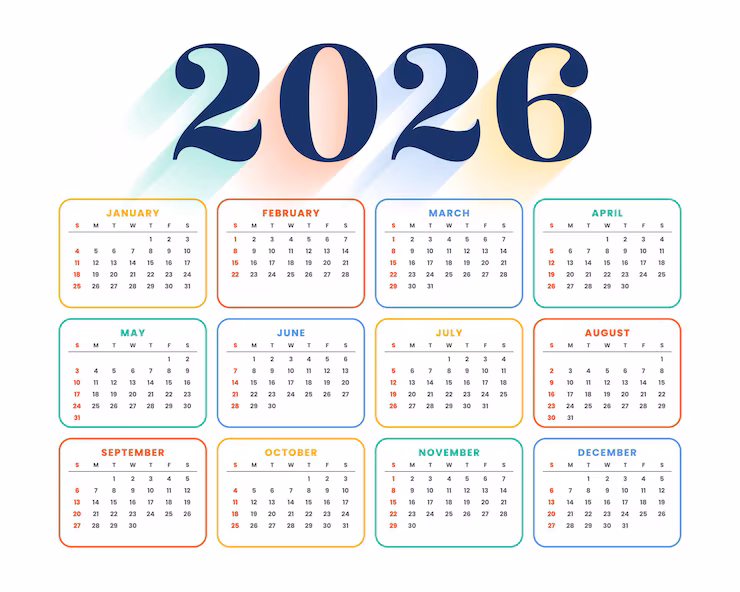 2026 yearly calendar